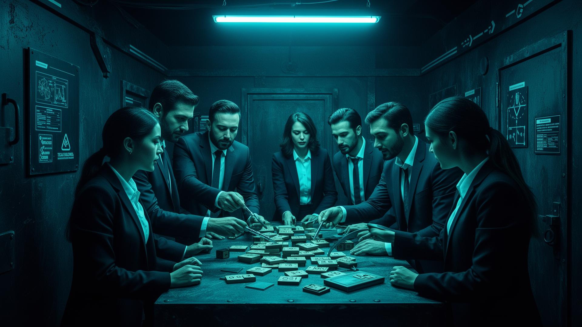 Team building escape room